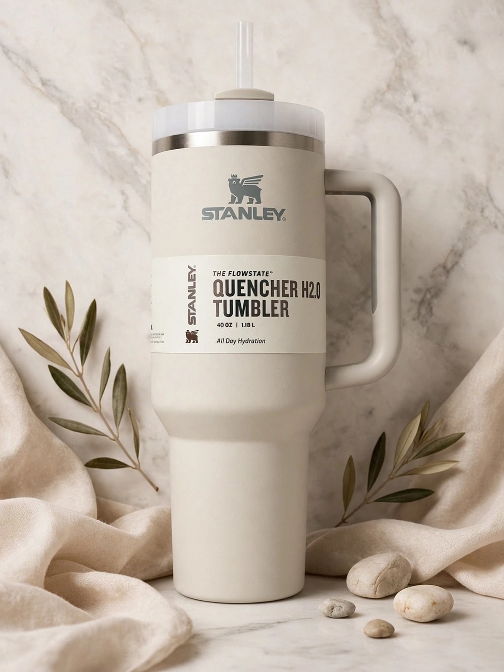 Stanley Quencher H2.0 Tumbler - Cream